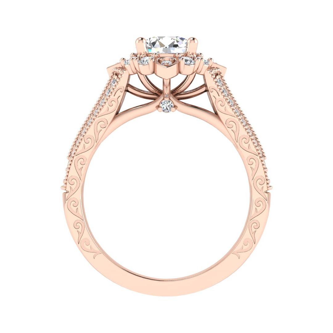 Logan Halo Engagement Ring